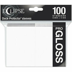 Ultra Pro Eclipse Gloss Sleeves - Arctic White - 100ct
